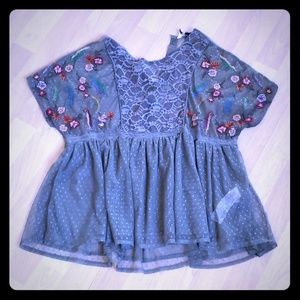 Zara Tunic Floral Blouse